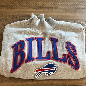 Buffalo bills mock neck sweatshirt